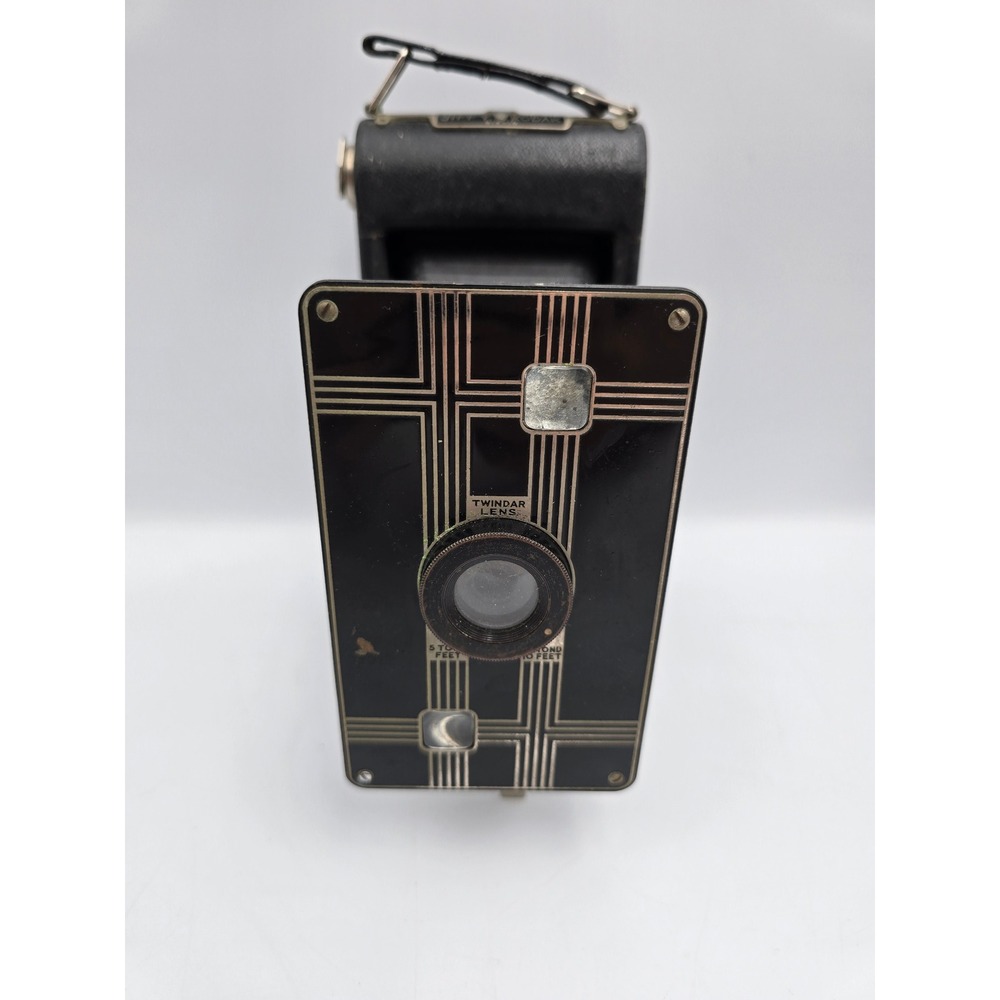 Kodak Jiffy Kodak Six-16‎ Camera Art Deco Bellows Twindar for parts or decore